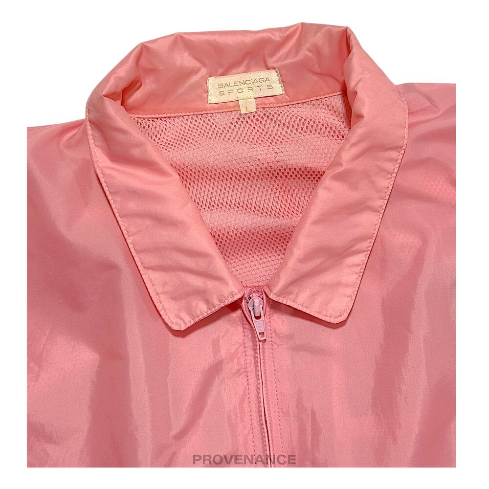๐ด Balencigaa Sports Logo Nylon Tracksuit Set - Pink L - Picture 6 of 16